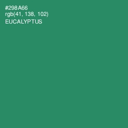 #298A66 - Eucalyptus Color Image