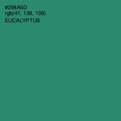 #298A6D - Eucalyptus Color Image