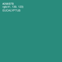 #298B7B - Eucalyptus Color Image