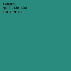 #298B7E - Eucalyptus Color Image