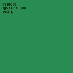 #298C50 - Sea Green Color Image