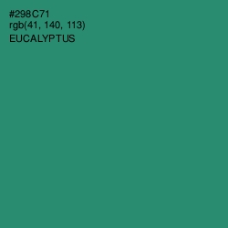 #298C71 - Eucalyptus Color Image