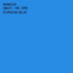 #298CE4 - Curious Blue Color Image