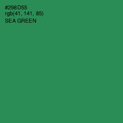 #298D55 - Sea Green Color Image