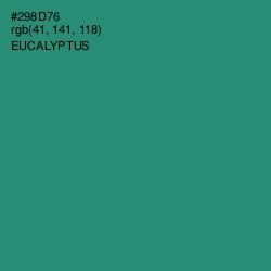 #298D76 - Eucalyptus Color Image