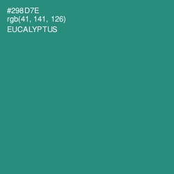 #298D7E - Eucalyptus Color Image