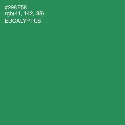 #298E58 - Eucalyptus Color Image