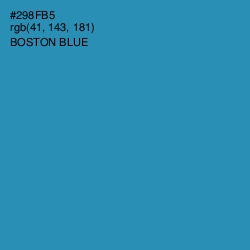 #298FB5 - Boston Blue Color Image