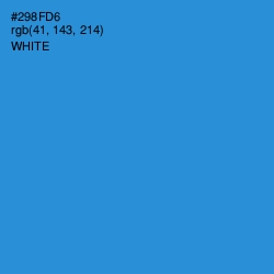 #298FD6 - Curious Blue Color Image