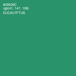 #29936C - Eucalyptus Color Image