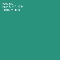 #29937D - Eucalyptus Color Image
