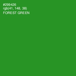 #299426 - Forest Green Color Image
