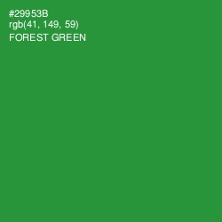 #29953B - Forest Green Color Image