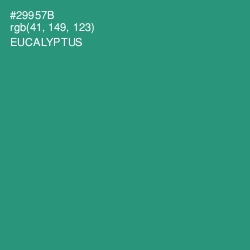 #29957B - Eucalyptus Color Image