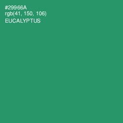 #29966A - Eucalyptus Color Image