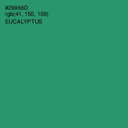 #29966D - Eucalyptus Color Image