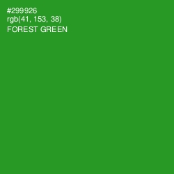 #299926 - Forest Green Color Image