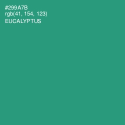 #299A7B - Eucalyptus Color Image