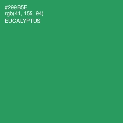 #299B5E - Eucalyptus Color Image