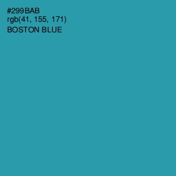 #299BAB - Boston Blue Color Image