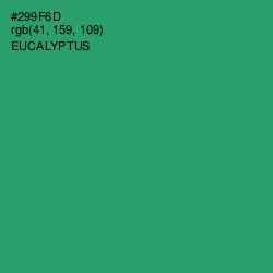 #299F6D - Eucalyptus Color Image