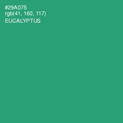 #29A075 - Eucalyptus Color Image