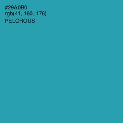 #29A0B0 - Pelorous Color Image