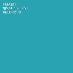 #29A2B1 - Pelorous Color Image