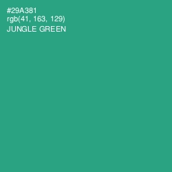 #29A381 - Jungle Green Color Image