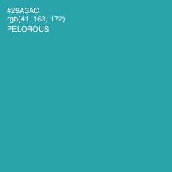 #29A3AC - Pelorous Color Image