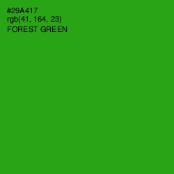 #29A417 - Forest Green Color Image