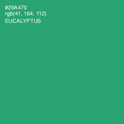 #29A470 - Eucalyptus Color Image