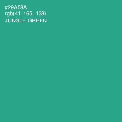 #29A58A - Jungle Green Color Image