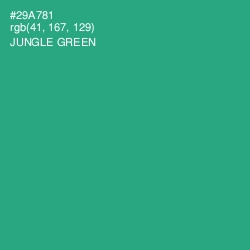 #29A781 - Jungle Green Color Image