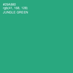 #29A880 - Jungle Green Color Image