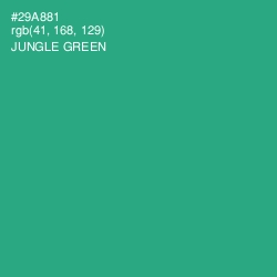 #29A881 - Jungle Green Color Image
