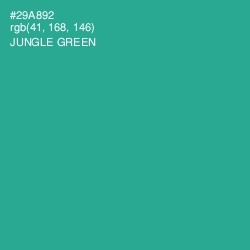 #29A892 - Jungle Green Color Image