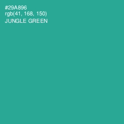#29A896 - Jungle Green Color Image