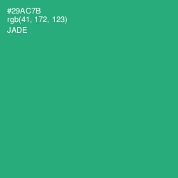 #29AC7B - Jade Color Image