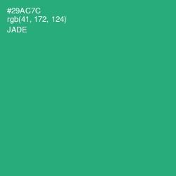 #29AC7C - Jade Color Image