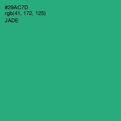 #29AC7D - Jade Color Image