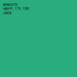 #29AD7E - Jade Color Image