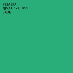 #29AE7A - Jade Color Image