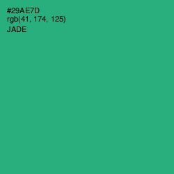 #29AE7D - Jade Color Image