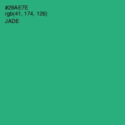 #29AE7E - Jade Color Image