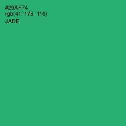 #29AF74 - Jade Color Image