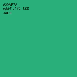 #29AF7A - Jade Color Image