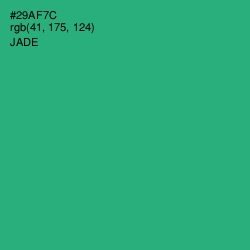 #29AF7C - Jade Color Image