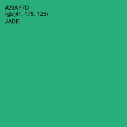 #29AF7D - Jade Color Image