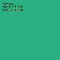 #29AF80 - Jungle Green Color Image